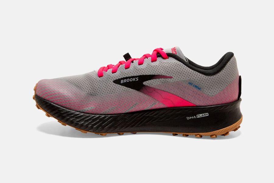 Brooks Catamount Trail Loopschoenen Dames - Donkerblauw/Roze - 694815PTX